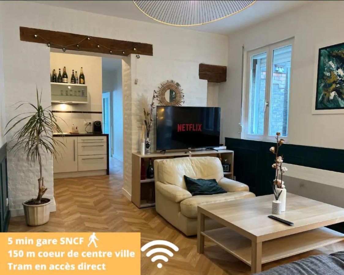 Ferienwohnung Coeur De Reims Logement Entier Exterior foto